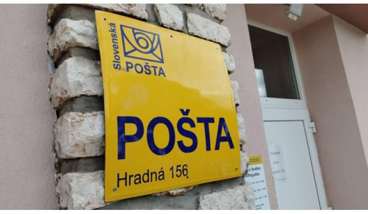 Dočasná zmena otváracích hodín pošty