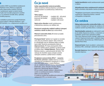 Aktuality / Informácia o novinkách v autobusovej doprave - foto