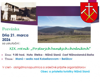 Aktuality / Pozvánka na turistiku - foto