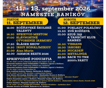 Aktuality / Rožňavský jarmok 2026 – Námestie baníkov ožije hudbou, remeselníkmi a novou FUN zónou - foto