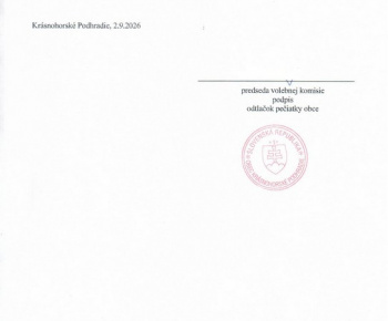 Aktuality / Voľby do orgánov samosprávy obcí 2026 - foto