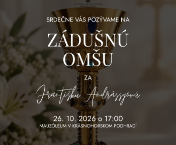 Aktuality / Zádušná omša za Františku Andrássyovú - foto
