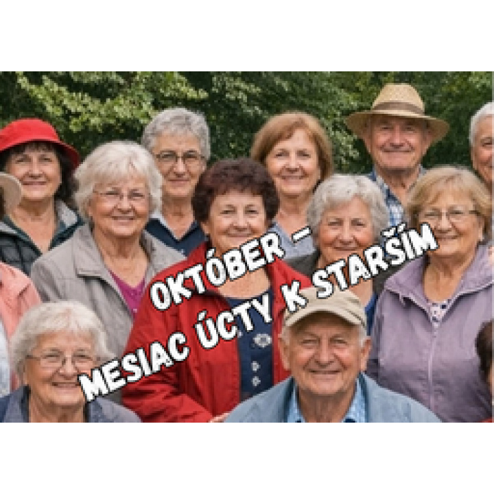 Október - mesiac úcty k starším