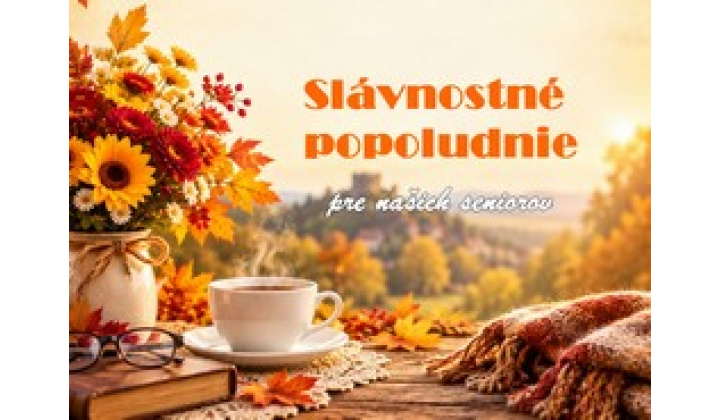 Pozvánka pre našich seniorov