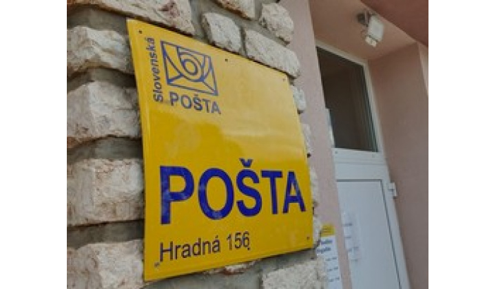 Prevádzka pošty v dňoch 31.08.2026 - 04.09.2026