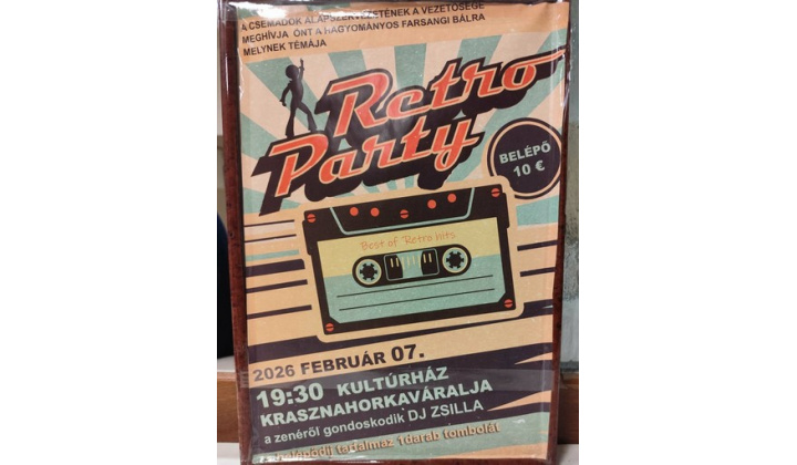 Retro zábava v kultúrnom dome – návrat do zlatých čias 60. a 70. rokov