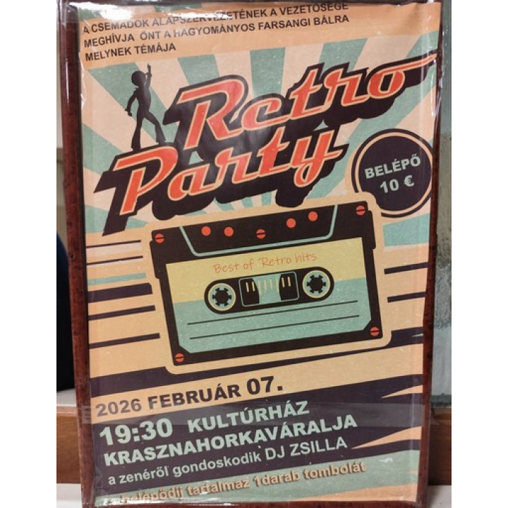 Retro zábava v kultúrnom dome – návrat do zlatých čias 60. a 70. rokov