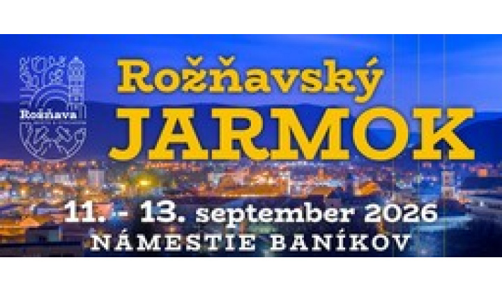 Rožňavský jarmok 2026 – Námestie baníkov ožije hudbou, remeselníkmi a novou FUN zónou