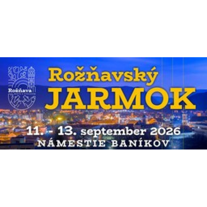 Rožňavský jarmok 2026 – Námestie baníkov ožije hudbou, remeselníkmi a novou FUN zónou