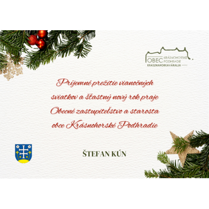 Vianočný príhovor 