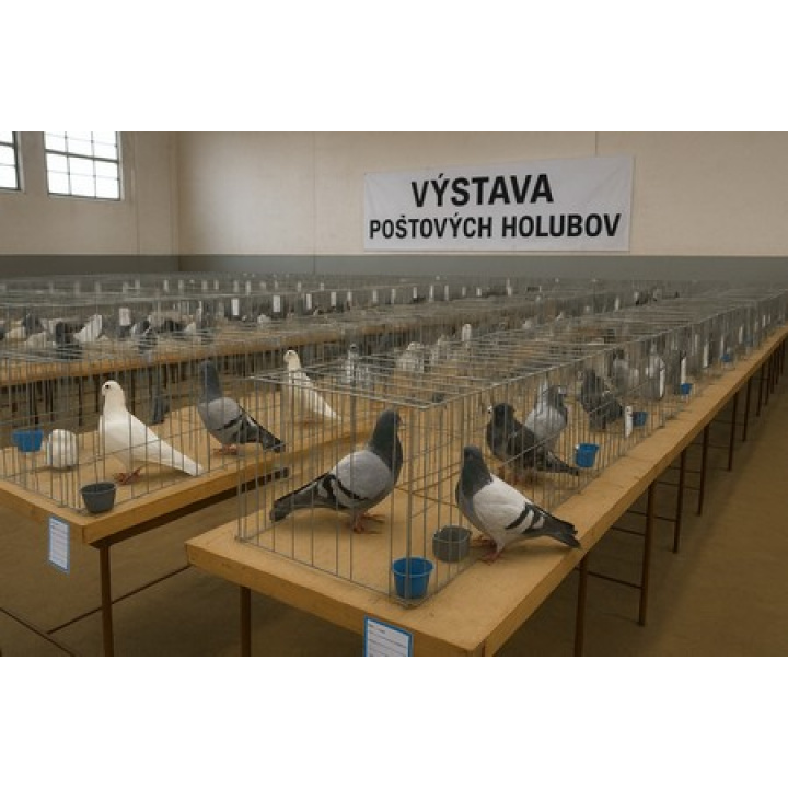 Výstava poštových holubov