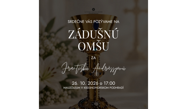 Zádušná omša za Františku Andrássyovú